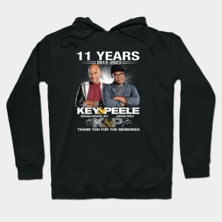 11 years 2012 2023 Key And Peele Signatures Hoodie